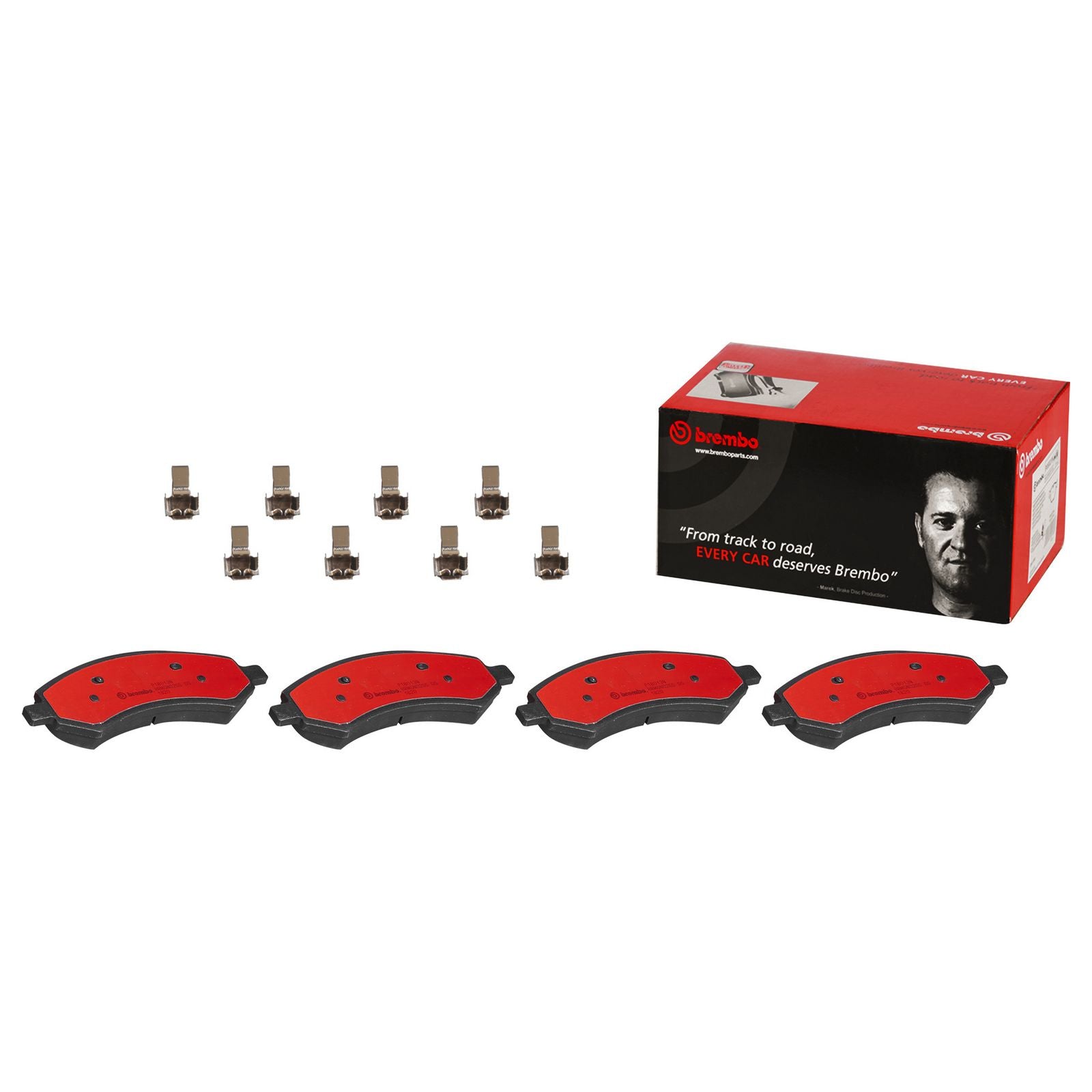 PRIME Ceramic Front Disc Brake Pad Set - P18013N_01