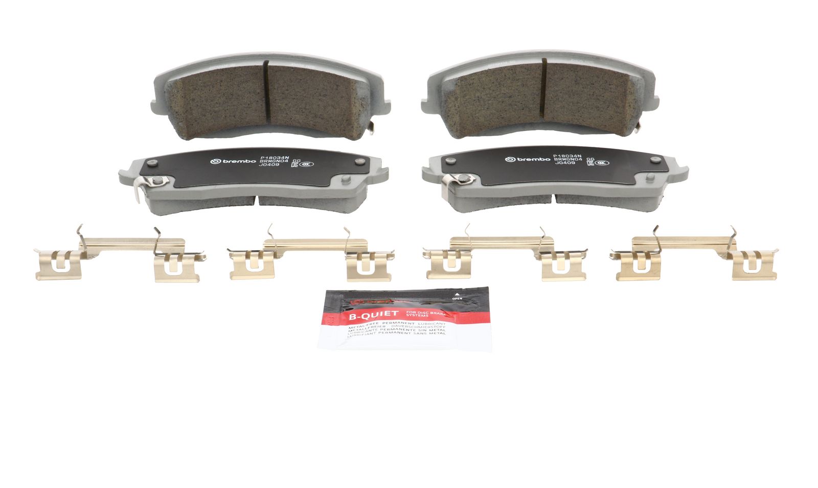 PRIME Ceramic Front Disc Brake Pad Set - P18034N_03