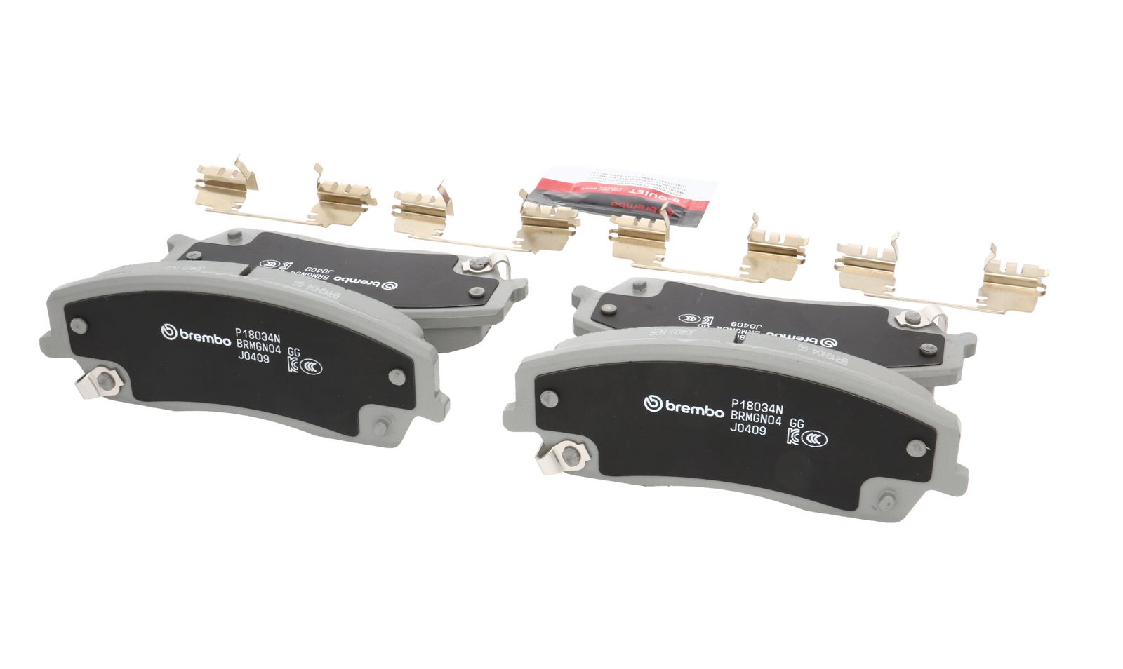 PRIME Ceramic Front Disc Brake Pad Set - P18034N_16