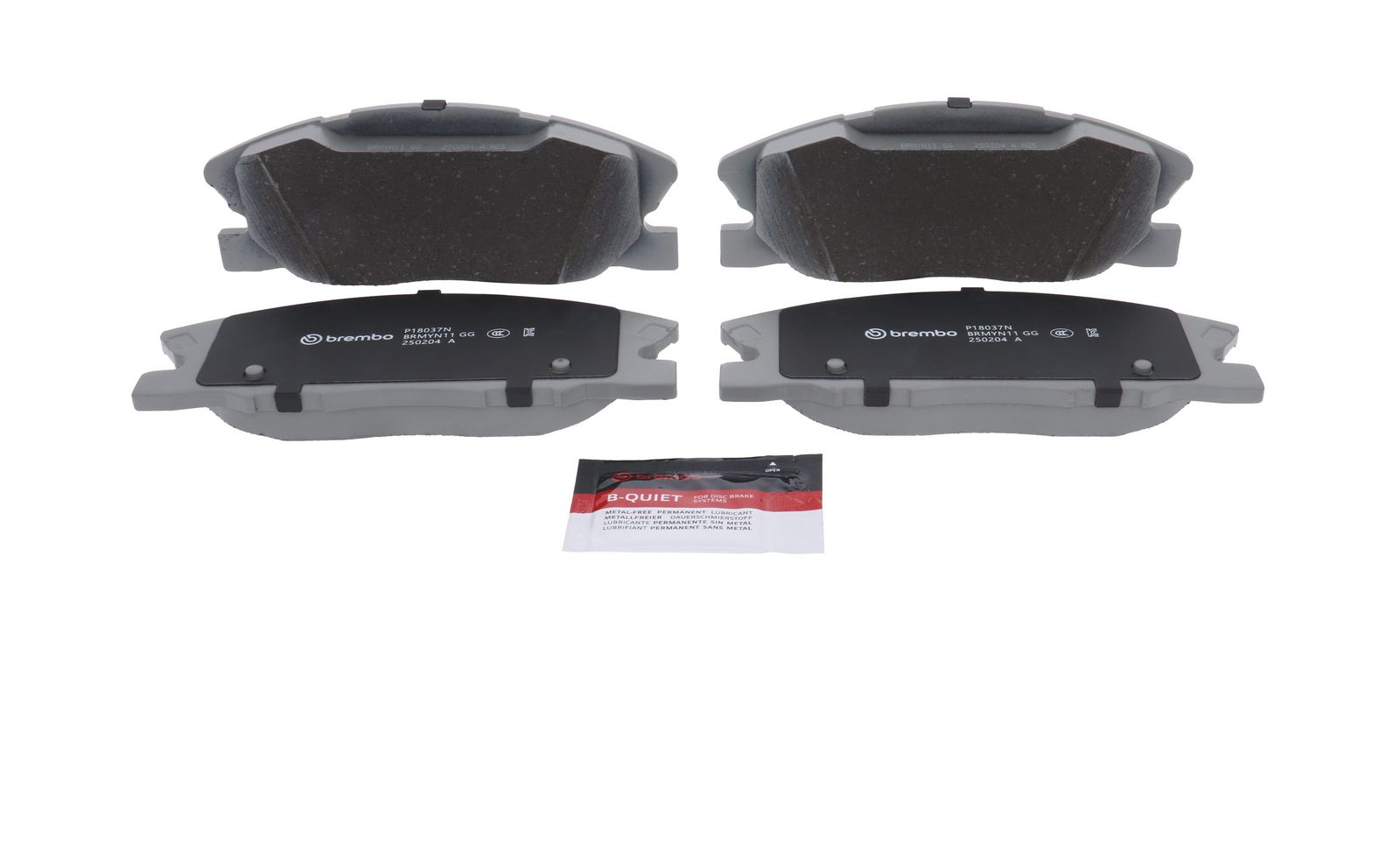 PRIME Ceramic Front Disc Brake Pad Set - P18037N_02