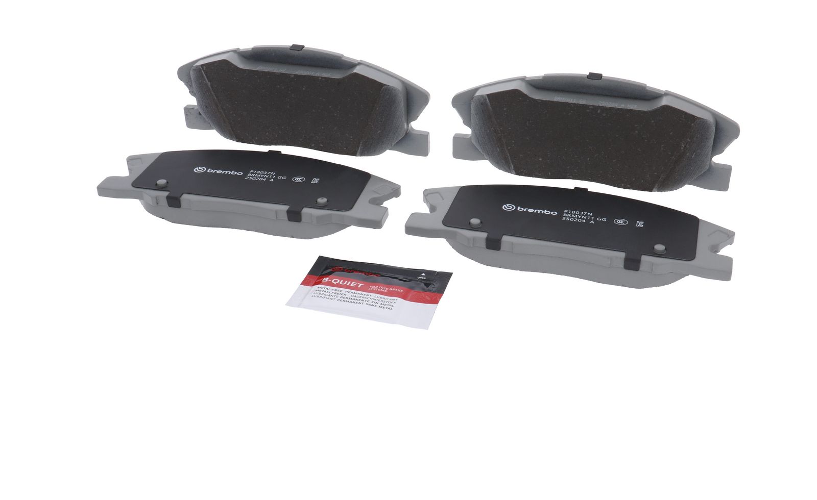 PRIME Ceramic Front Disc Brake Pad Set - P18037N_03