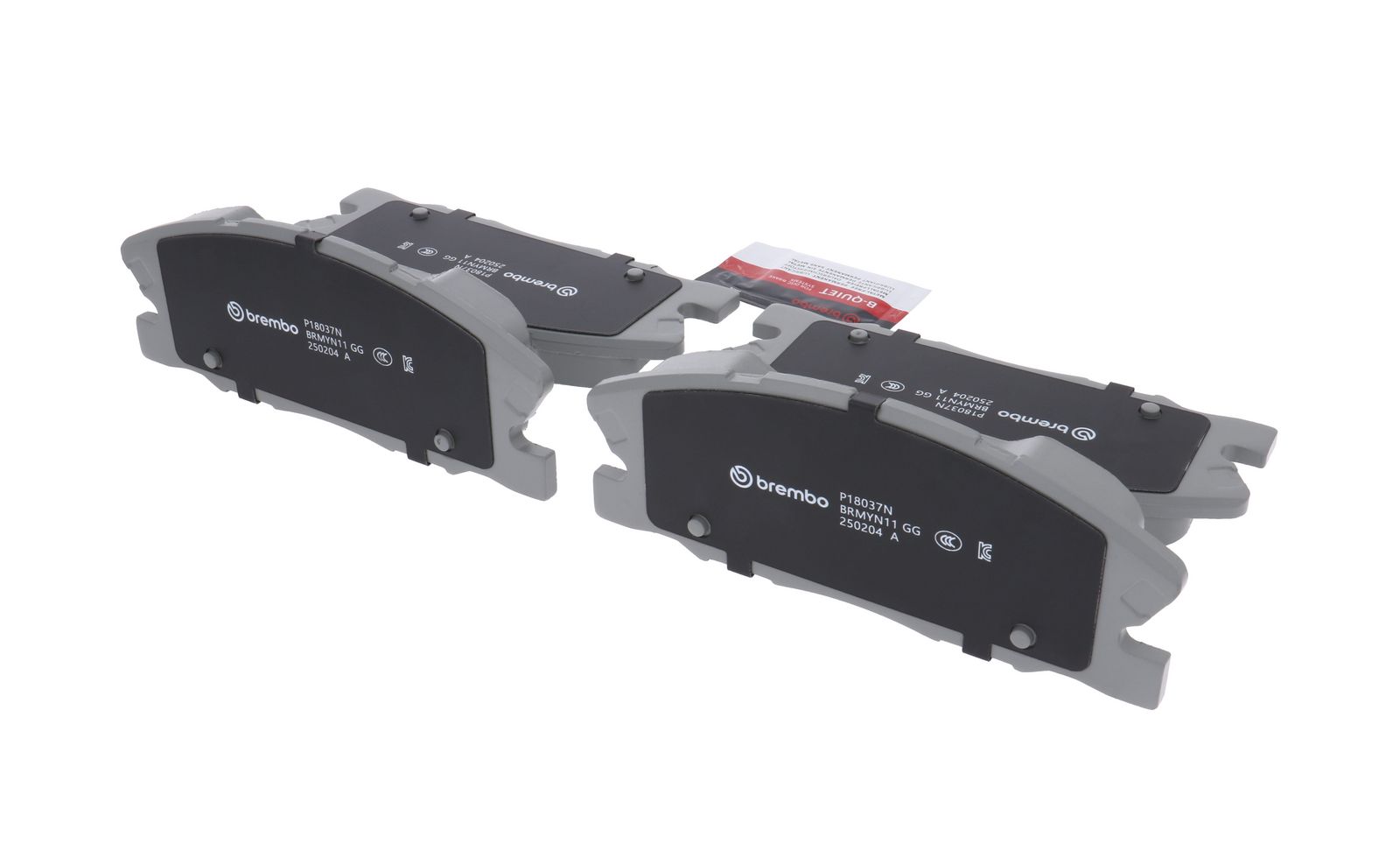 PRIME Ceramic Front Disc Brake Pad Set - P18037N_16
