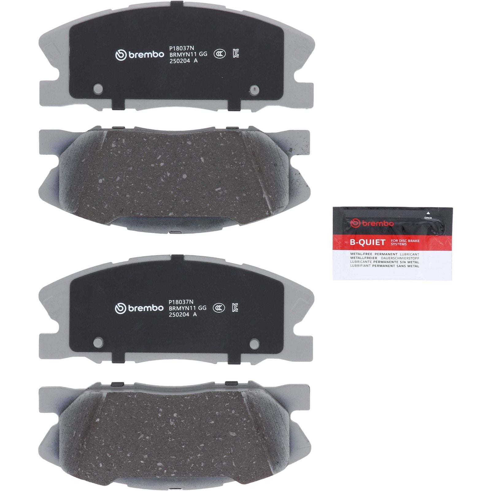 PRIME Ceramic Front Disc Brake Pad Set - P18037N_26