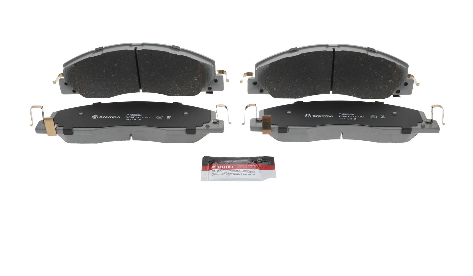 PRIME Ceramic Front Disc Brake Pad Set - P18039N_02