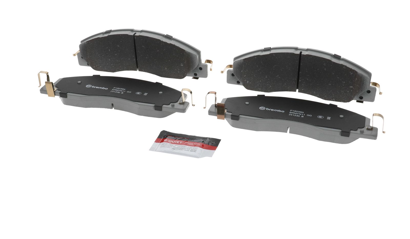 PRIME Ceramic Front Disc Brake Pad Set - P18039N_03