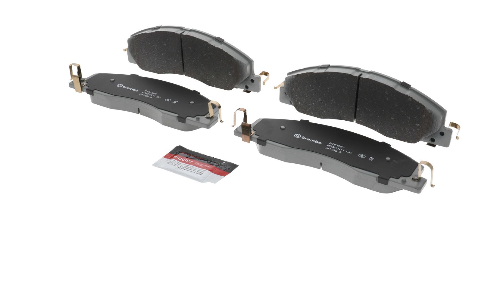 PRIME Ceramic Front Disc Brake Pad Set - P18039N_04