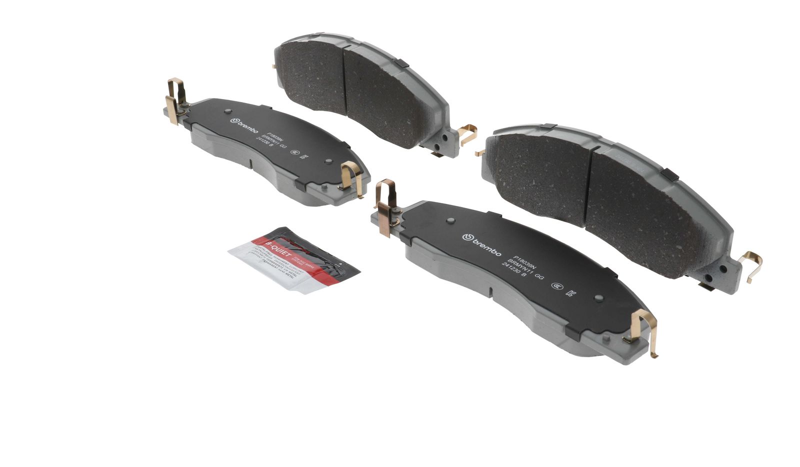 PRIME Ceramic Front Disc Brake Pad Set - P18039N_05