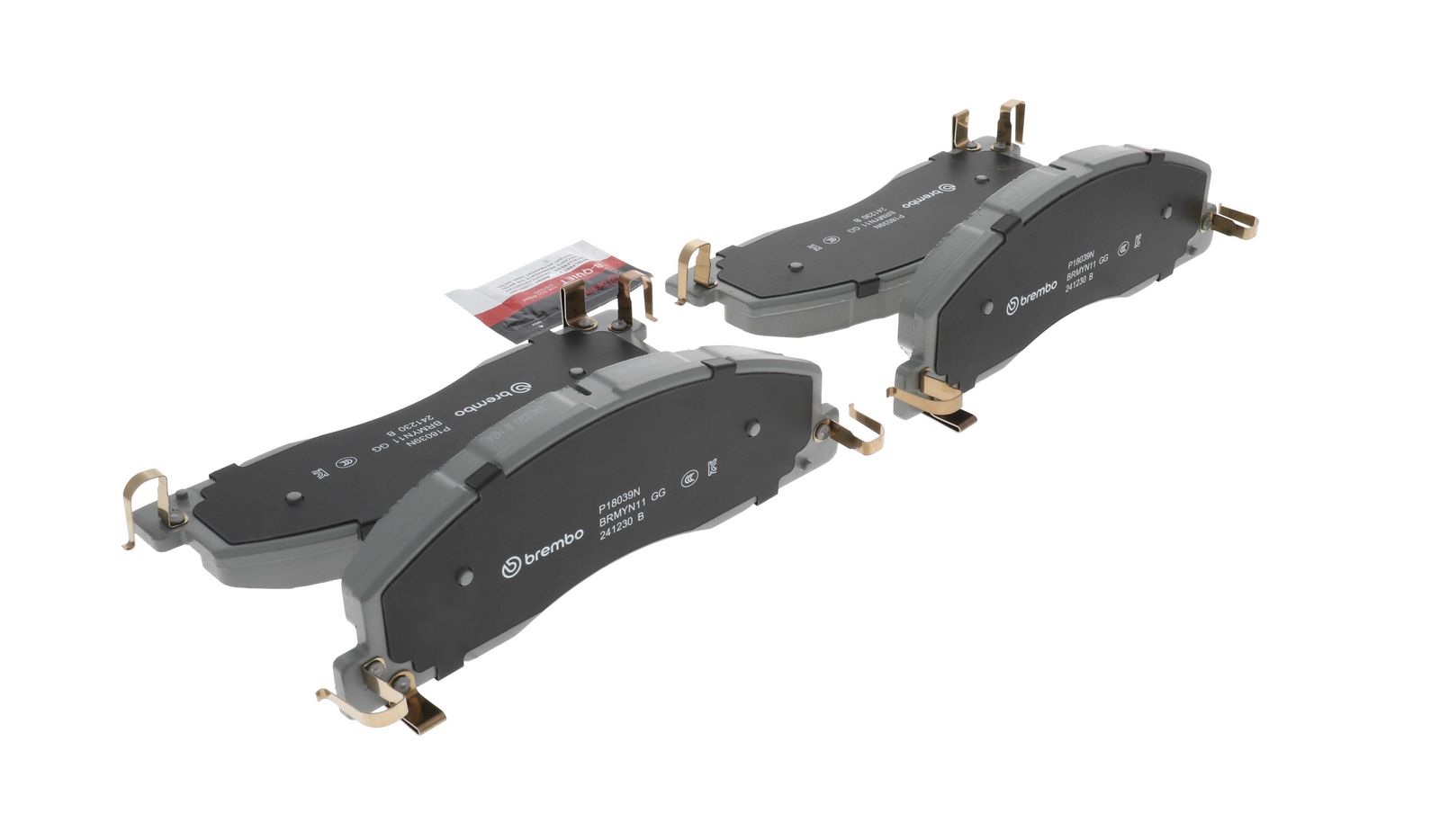 PRIME Ceramic Front Disc Brake Pad Set - P18039N_11