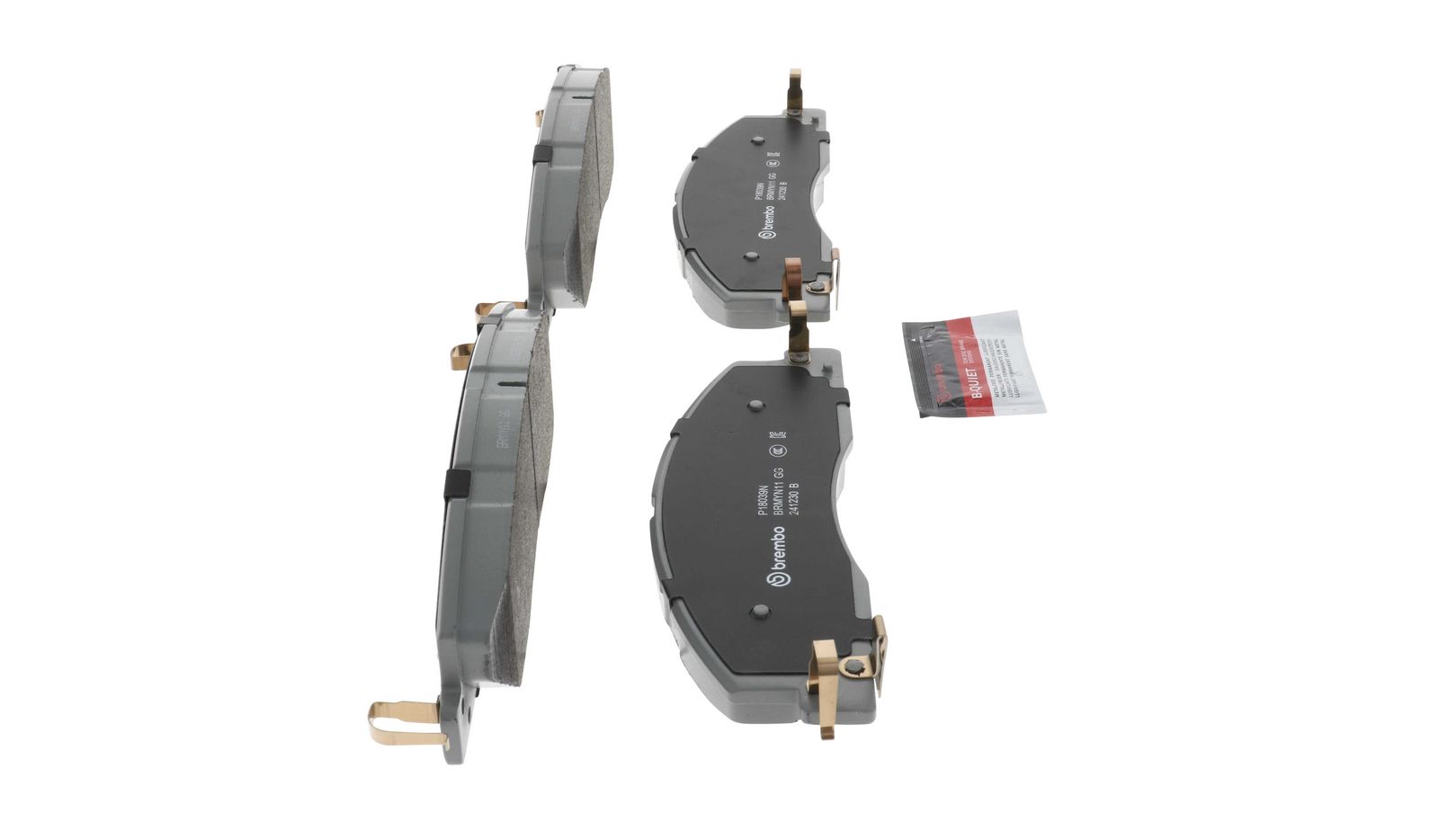 PRIME Ceramic Front Disc Brake Pad Set - P18039N_20