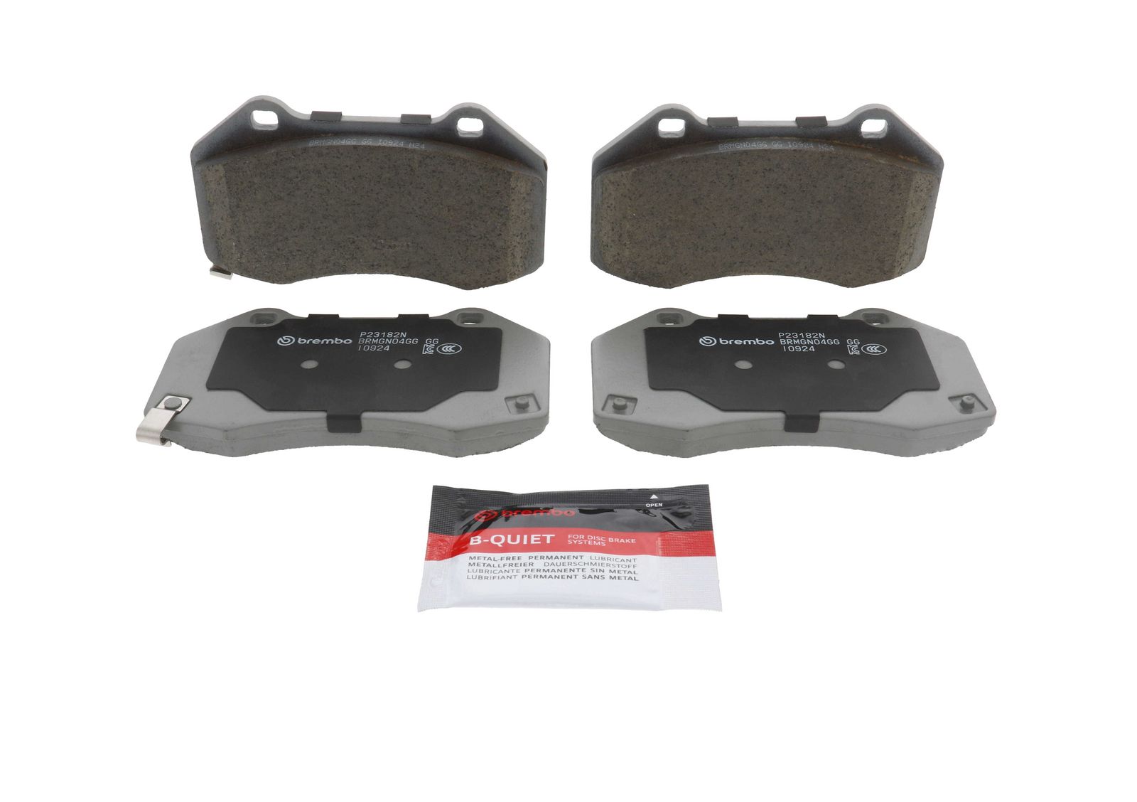 PRIME Ceramic Front Disc Brake Pad Set - P23182N_02