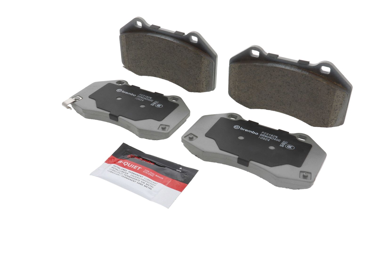 PRIME Ceramic Front Disc Brake Pad Set - P23182N_04