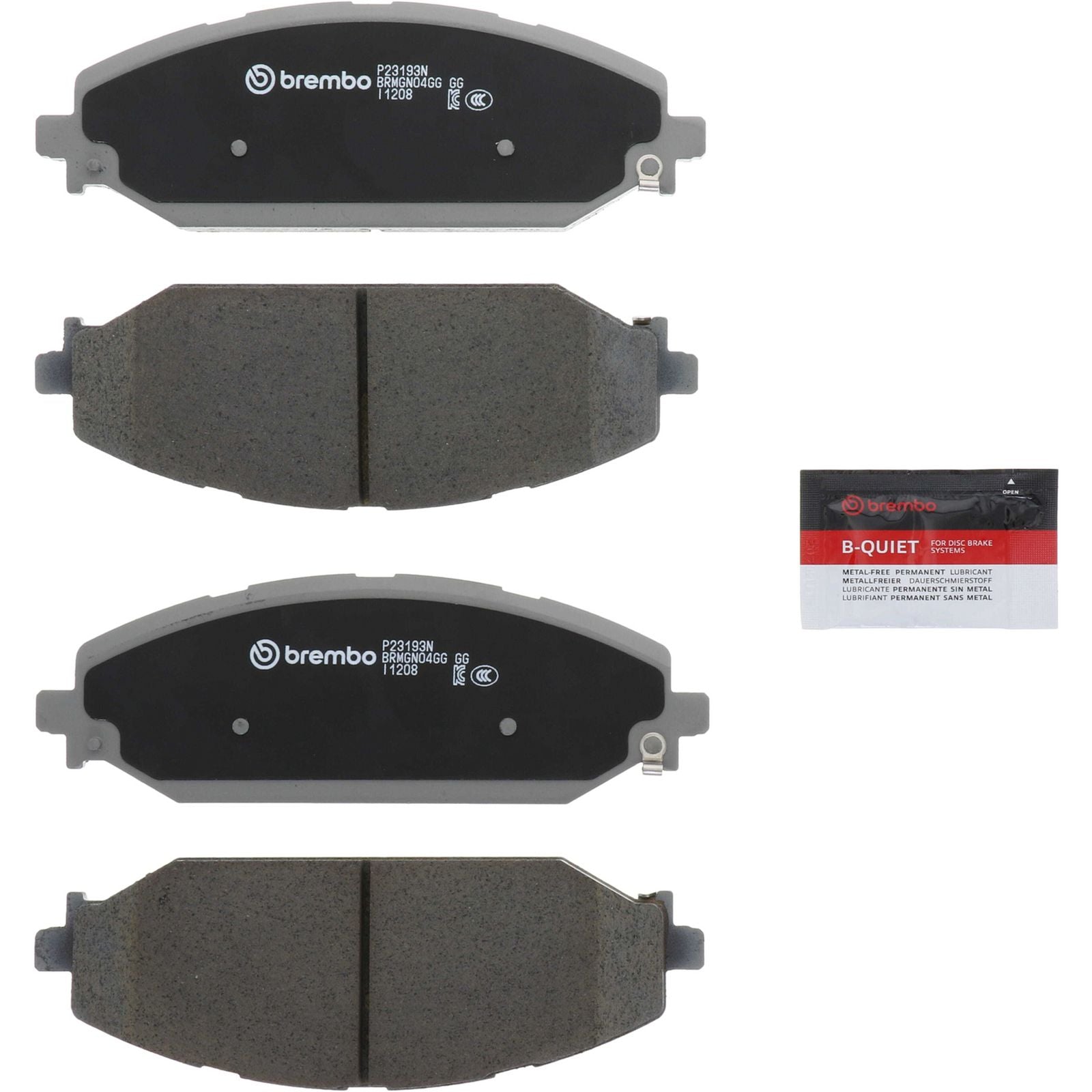 PRIME Ceramic Front Disc Brake Pad Set - P23193N_26
