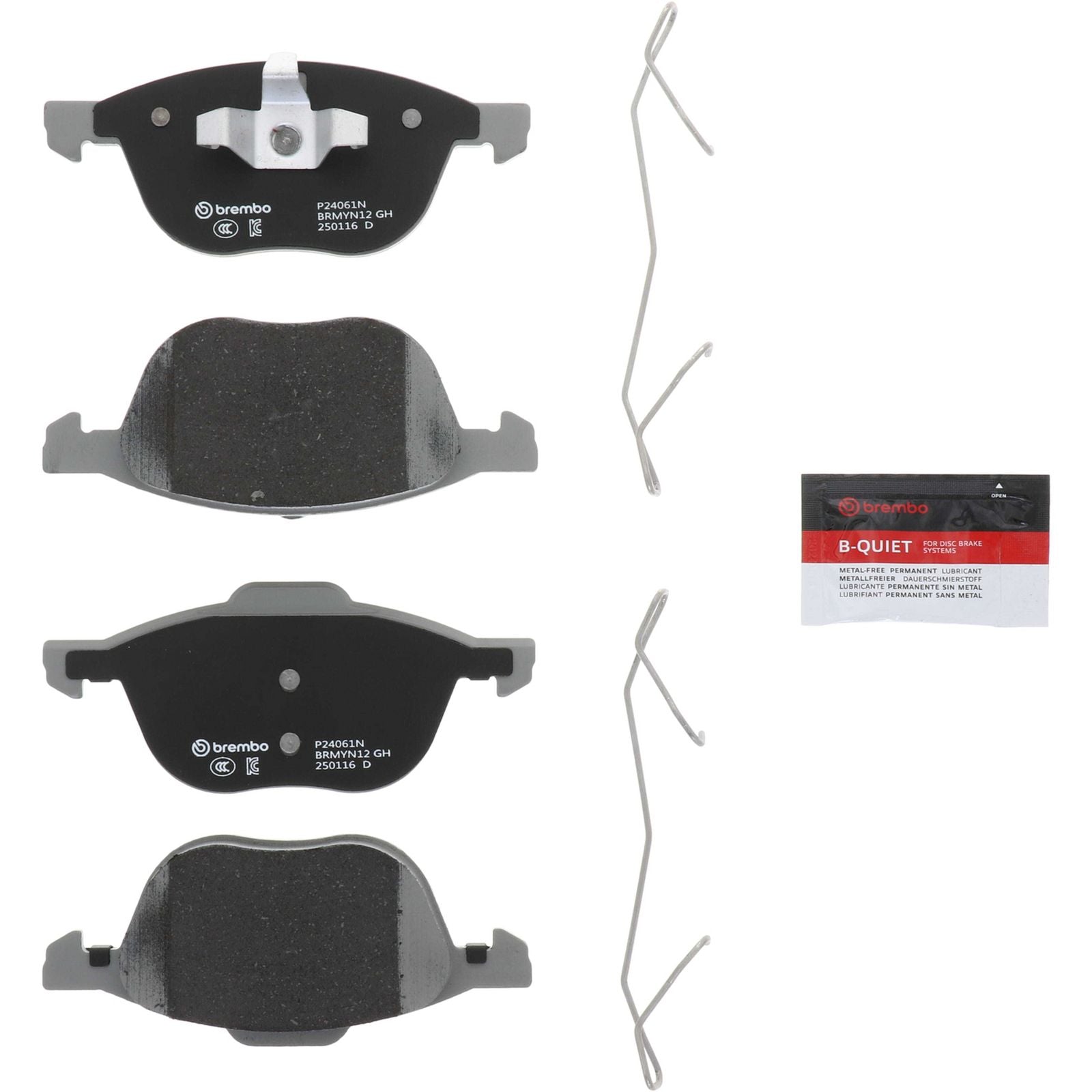PRIME Ceramic Front Disc Brake Pad Set - P24061N_01