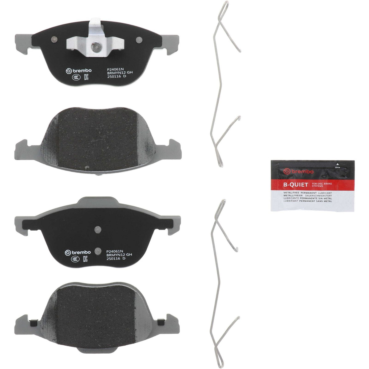 PRIME Ceramic Front Disc Brake Pad Set - P24061N_01