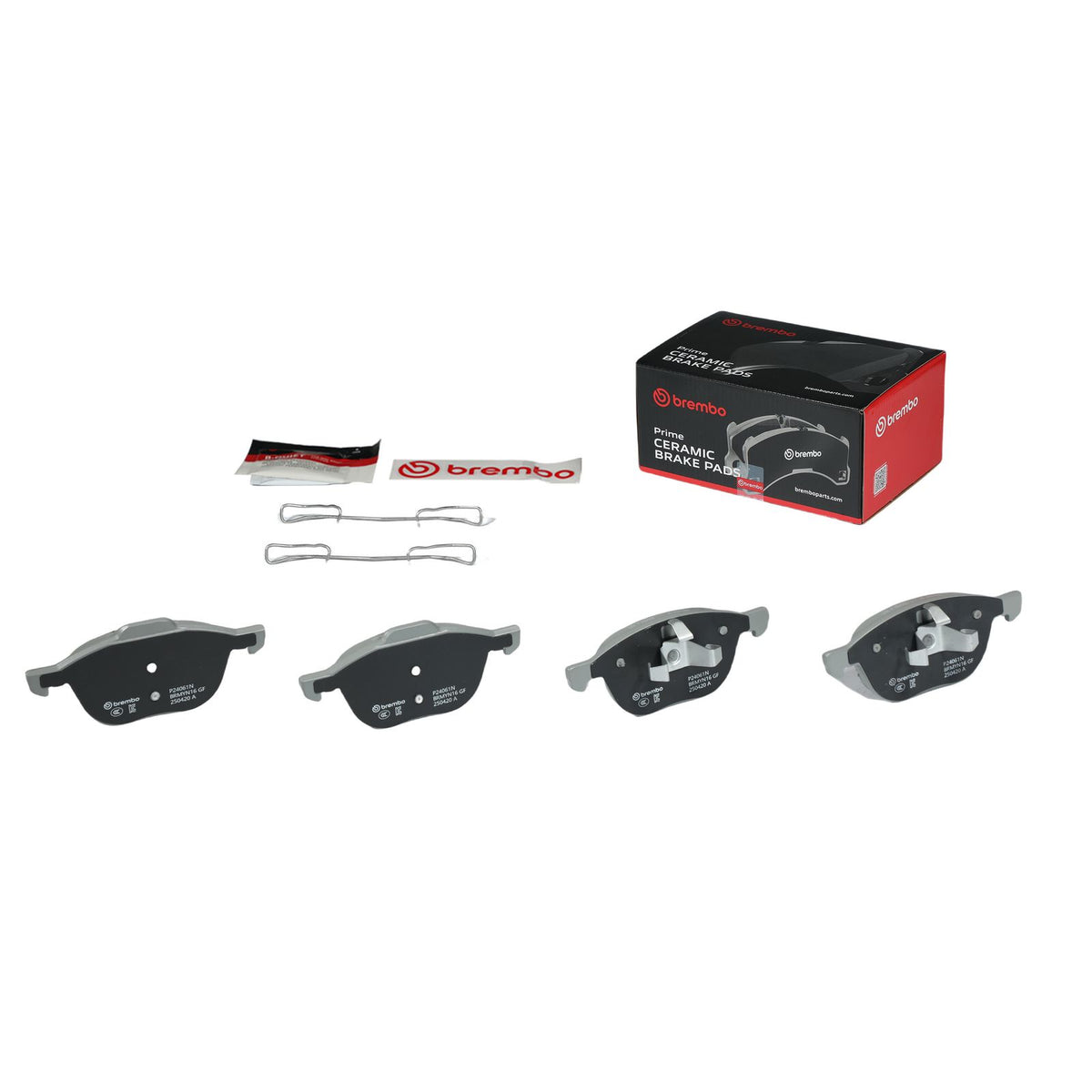 PRIME Ceramic Front Disc Brake Pad Set - P24061N_02