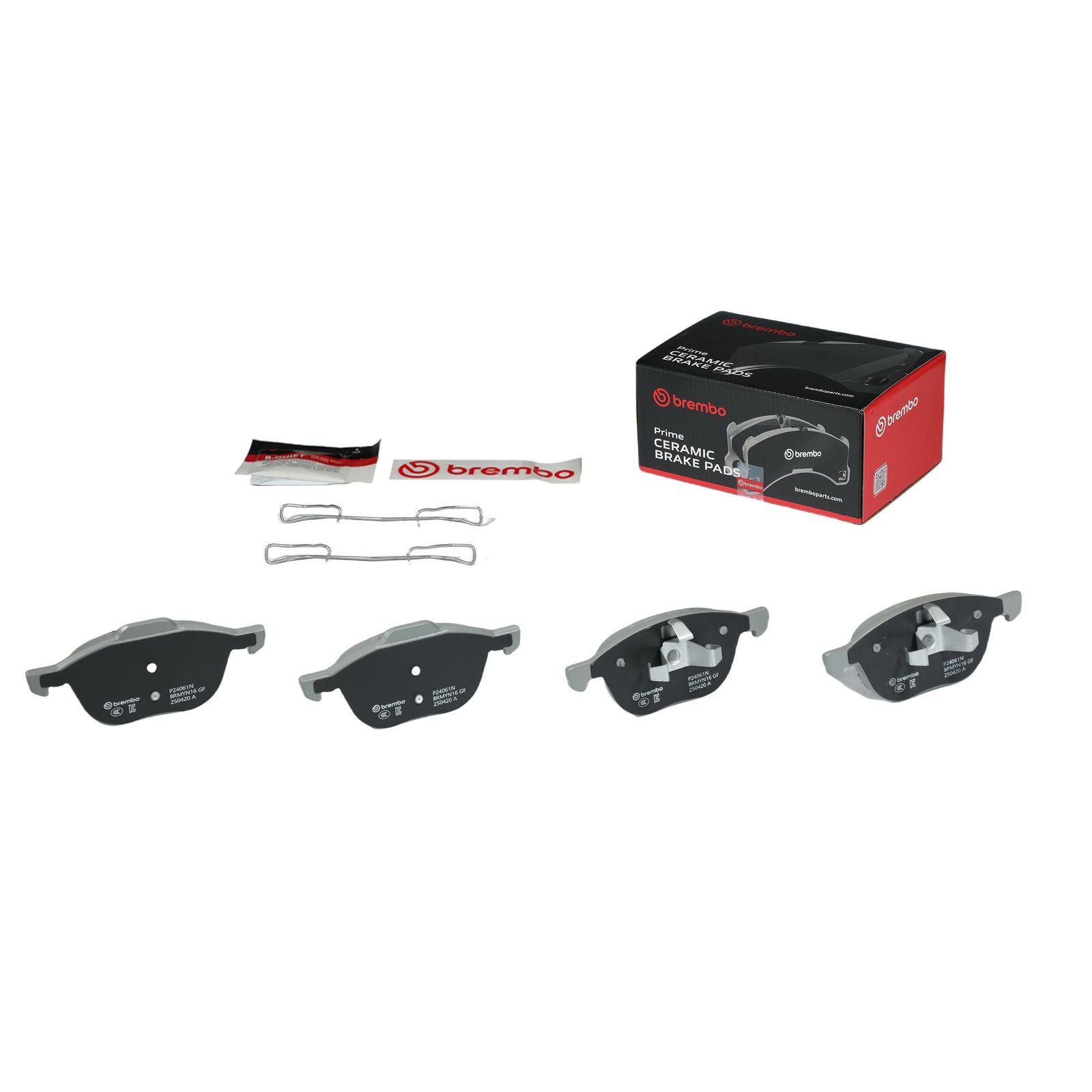 PRIME Ceramic Front Disc Brake Pad Set - P24061N_03