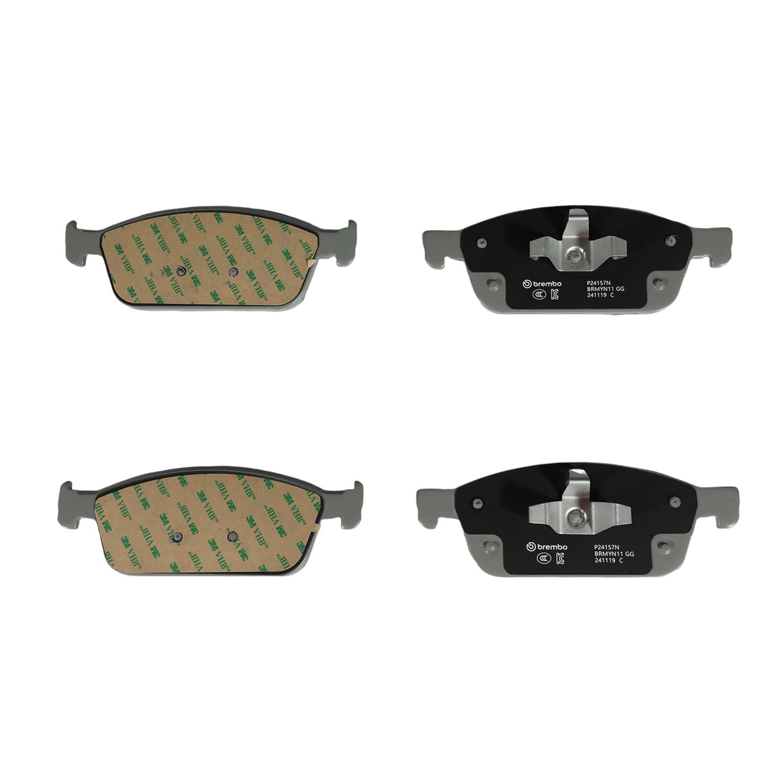 PRIME Ceramic Front Disc Brake Pad Set - P24157N_01