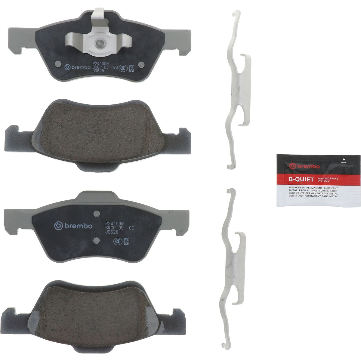PRIME Ceramic Front Disc Brake Pad Set - P24159N_02