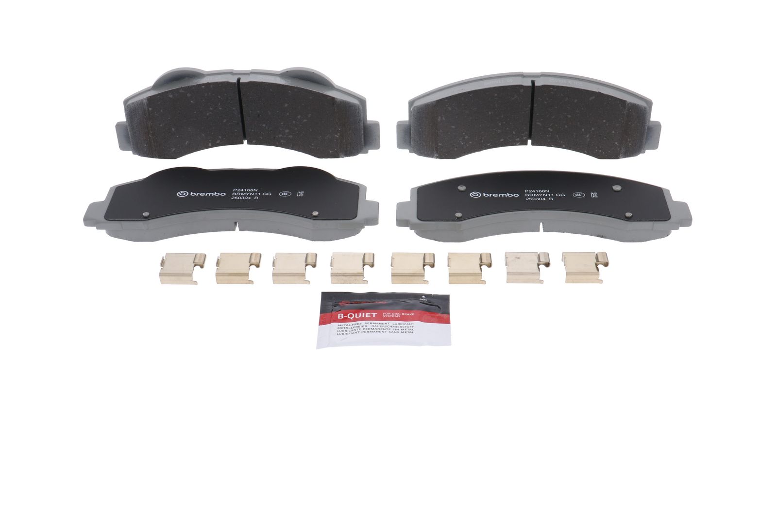 PRIME Ceramic Front Disc Brake Pad Set - P24166N_07