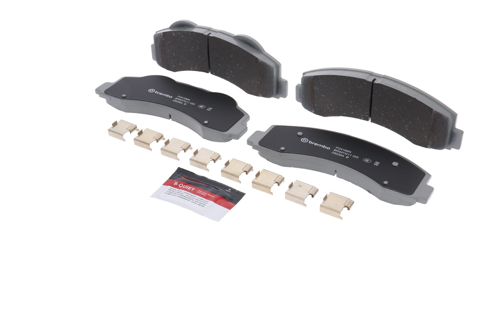 PRIME Ceramic Front Disc Brake Pad Set - P24166N_09