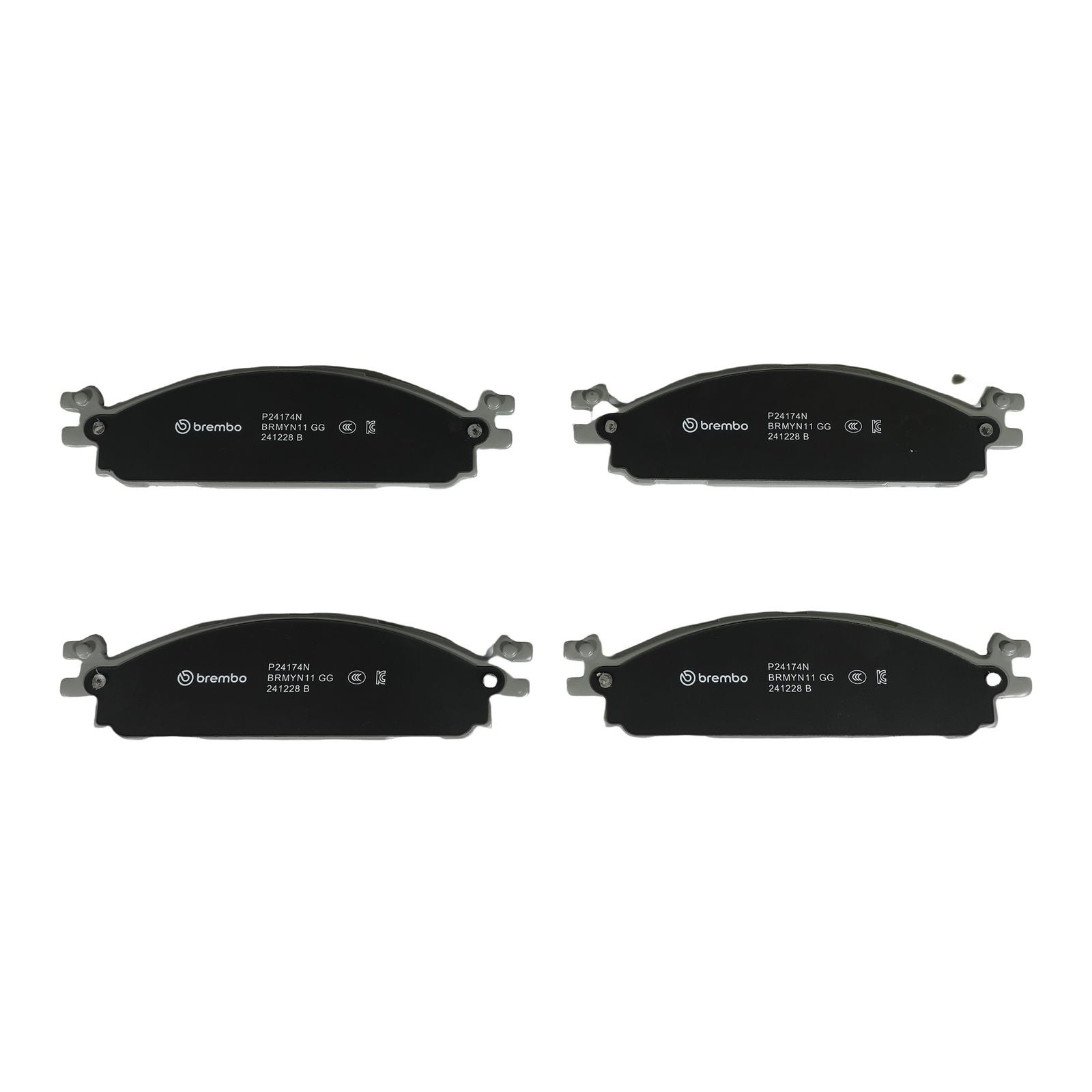 PRIME Ceramic Front Disc Brake Pad Set - P24174N_04