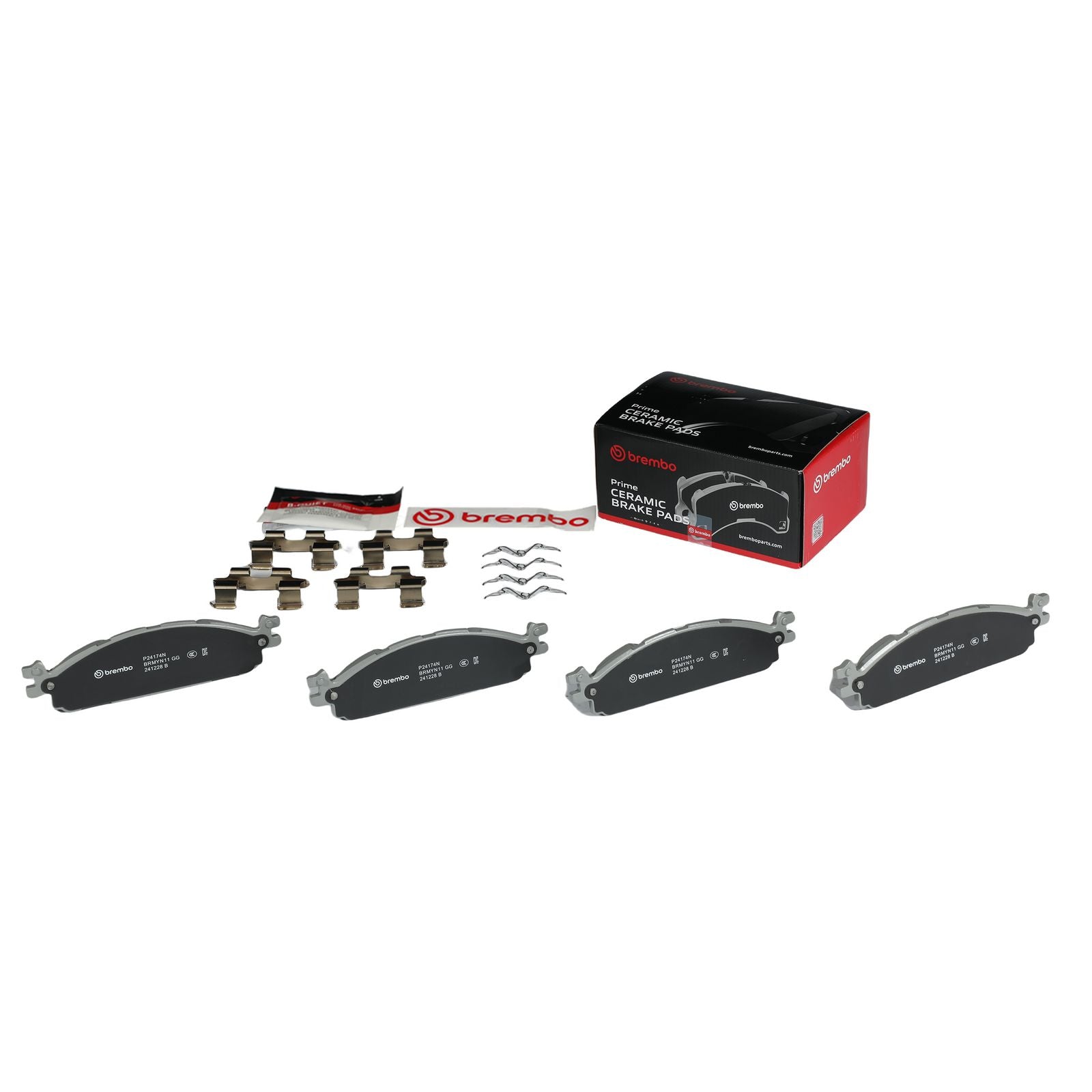 PRIME Ceramic Front Disc Brake Pad Set - P24174N_05
