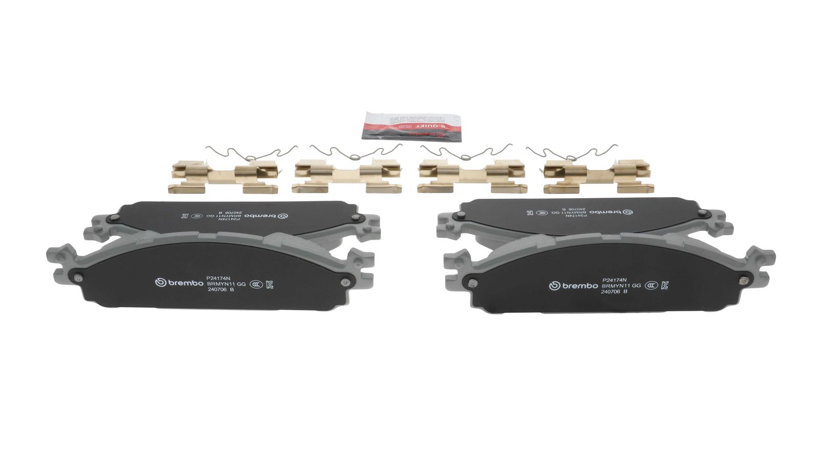 PRIME Ceramic Front Disc Brake Pad Set - P24174N_19