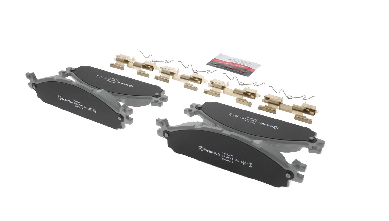 PRIME Ceramic Front Disc Brake Pad Set - P24174N_21