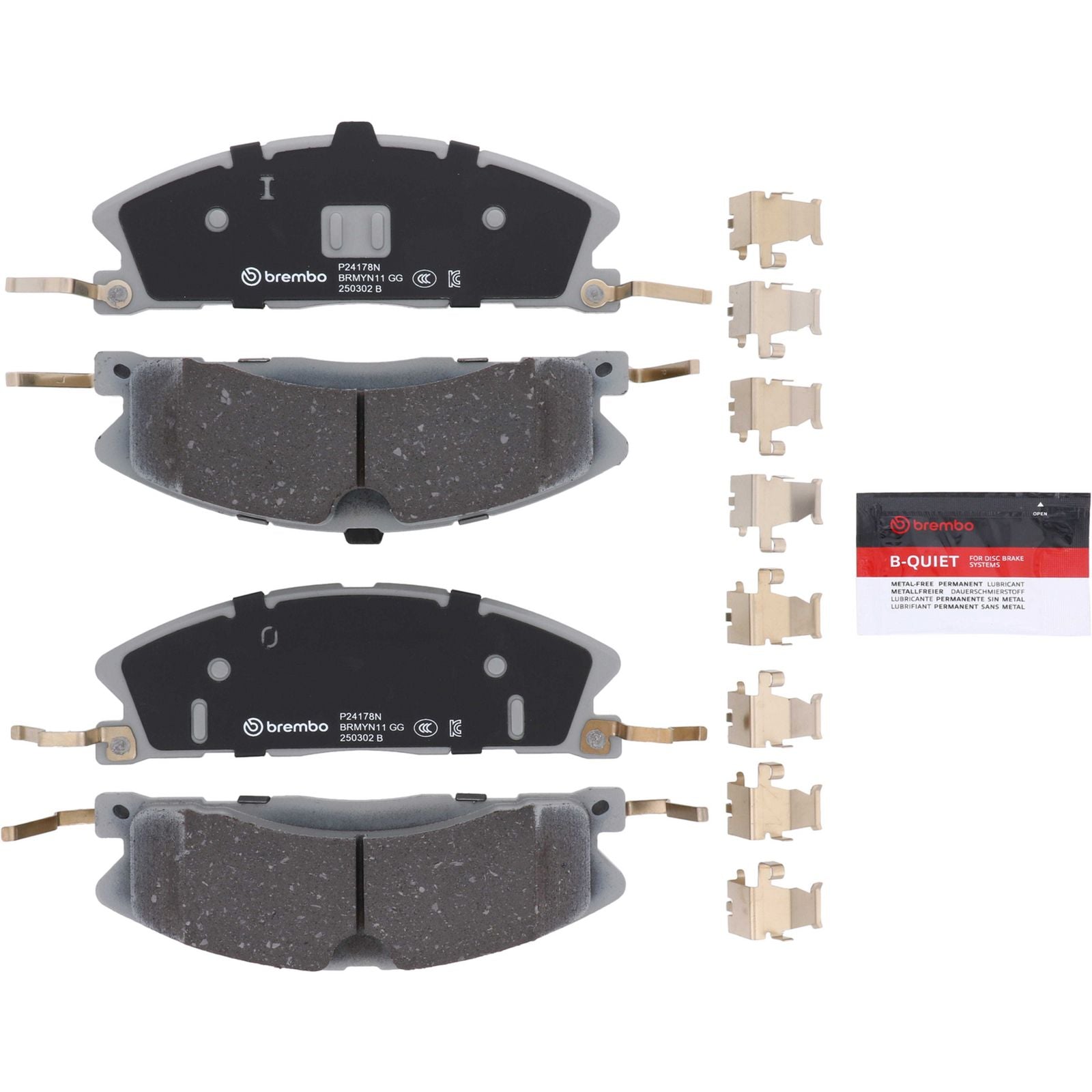 PRIME Ceramic Front Disc Brake Pad Set - P24178N_01