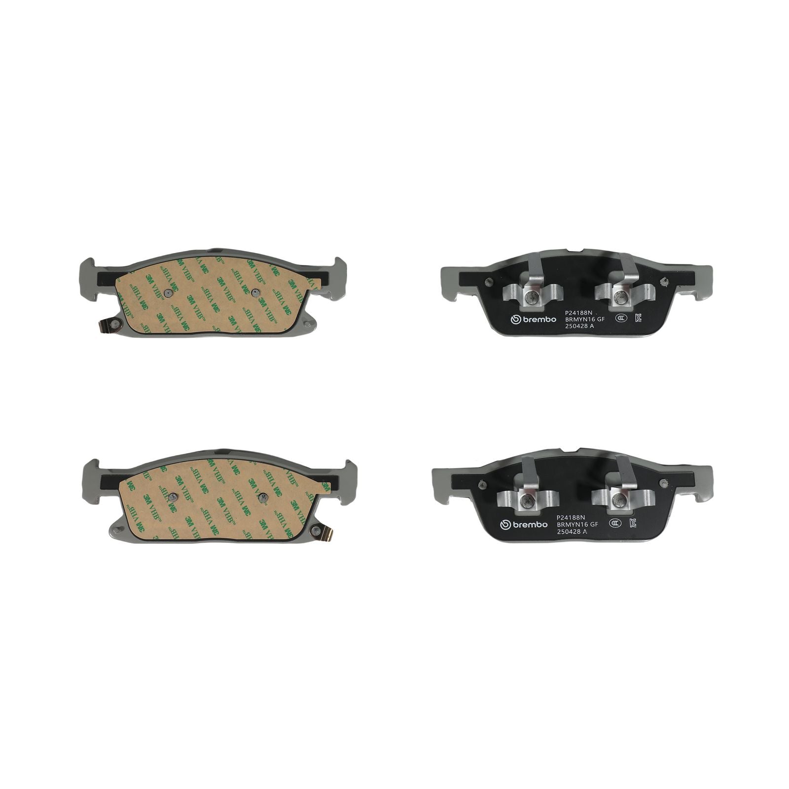 PRIME Ceramic Front Disc Brake Pad Set - P24188N_04