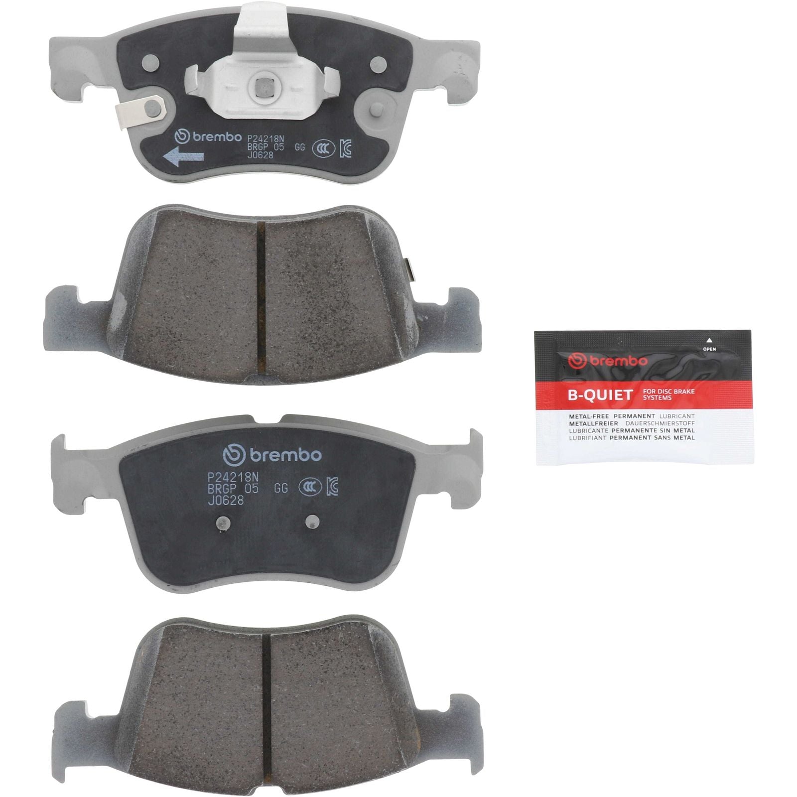 PRIME Ceramic Front Disc Brake Pad Set - P24218N_01