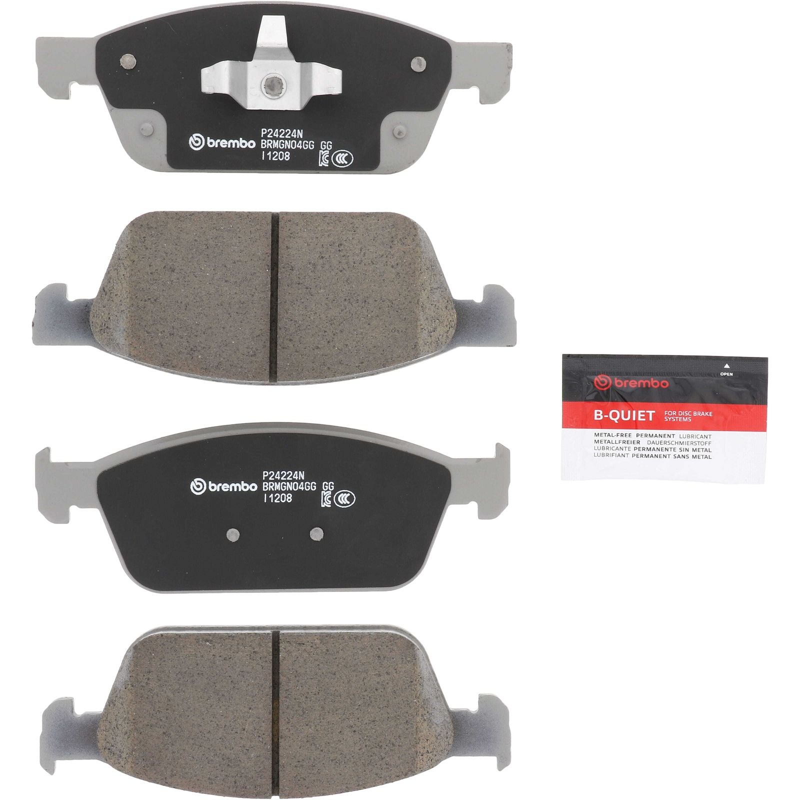 PRIME Ceramic Front Disc Brake Pad Set - P24224N_26