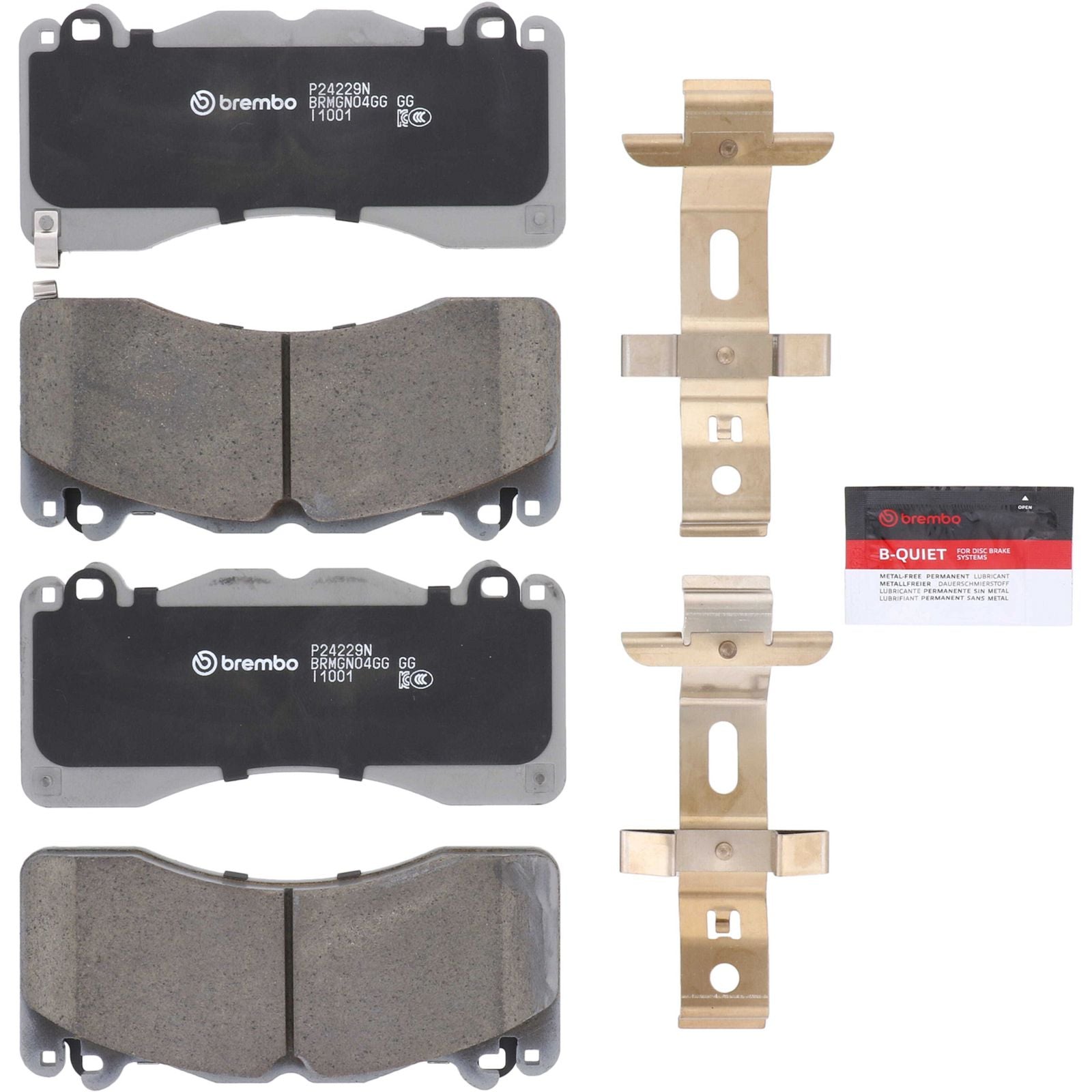 PRIME Ceramic Front Disc Brake Pad Set - P24229N_26