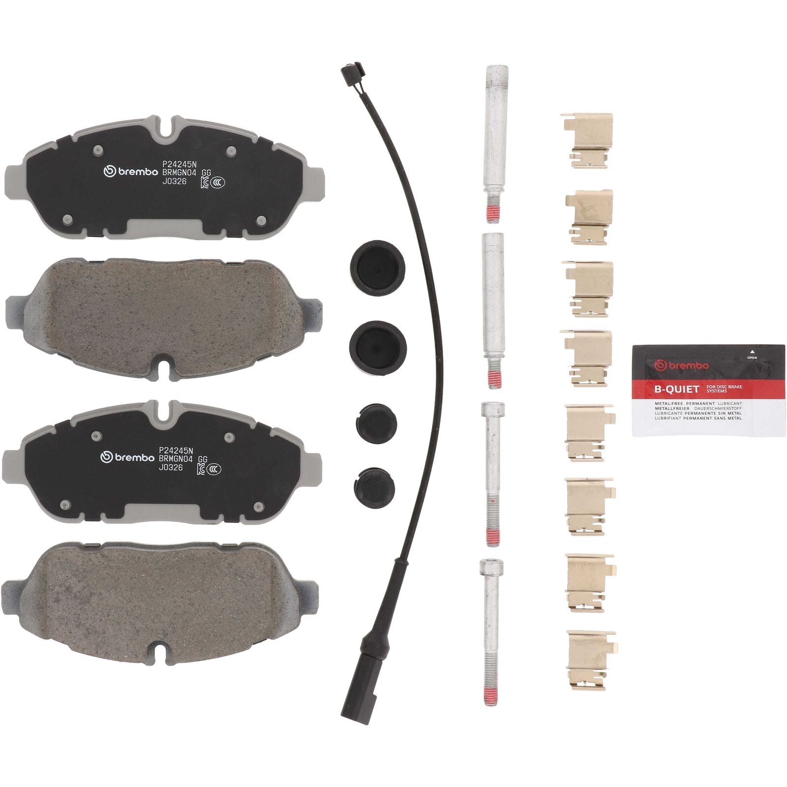 PRIME Ceramic Front Disc Brake Pad Set - P24245N_26