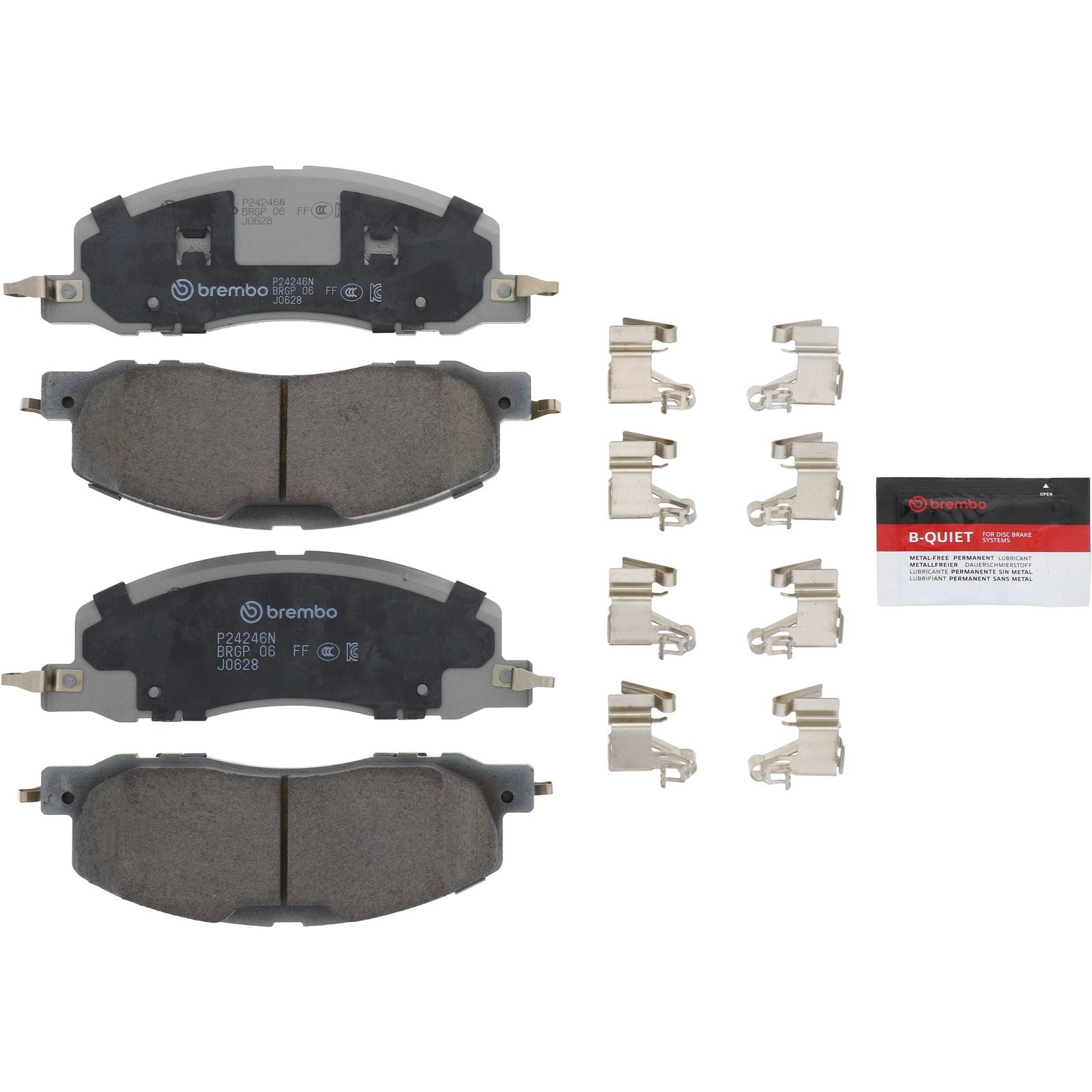 PRIME Ceramic Front Disc Brake Pad Set - P24246N_02