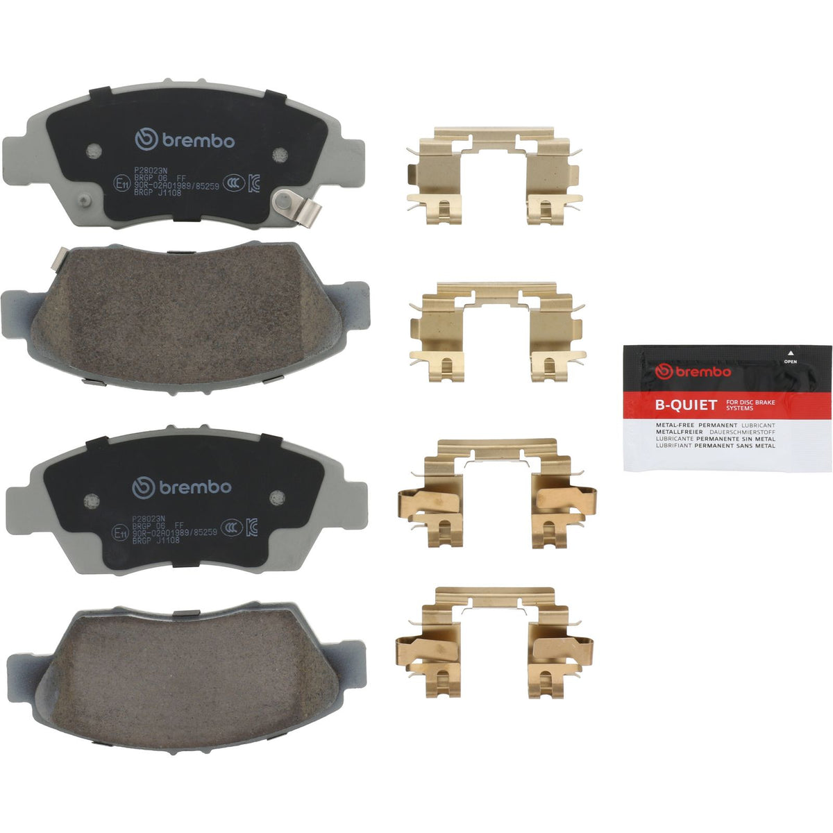 PRIME Ceramic Front Disc Brake Pad Set - P28023N_02
