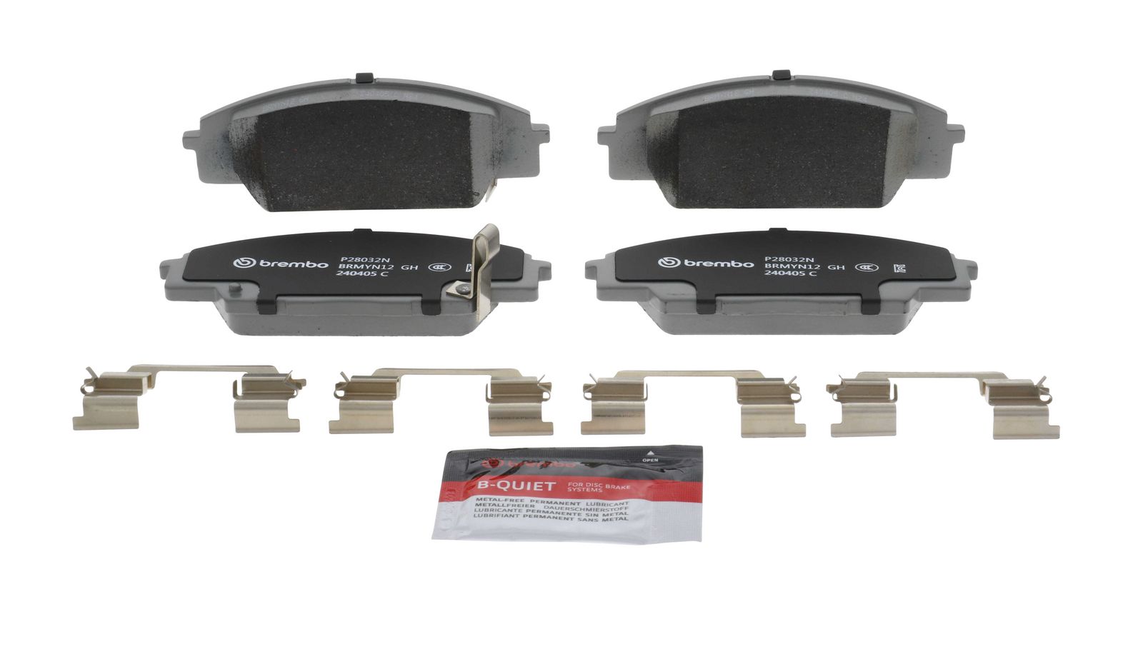 PRIME Ceramic Front Disc Brake Pad Set - P28032N_02