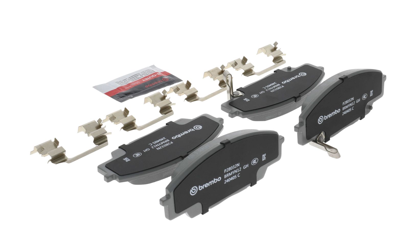 PRIME Ceramic Front Disc Brake Pad Set - P28032N_11