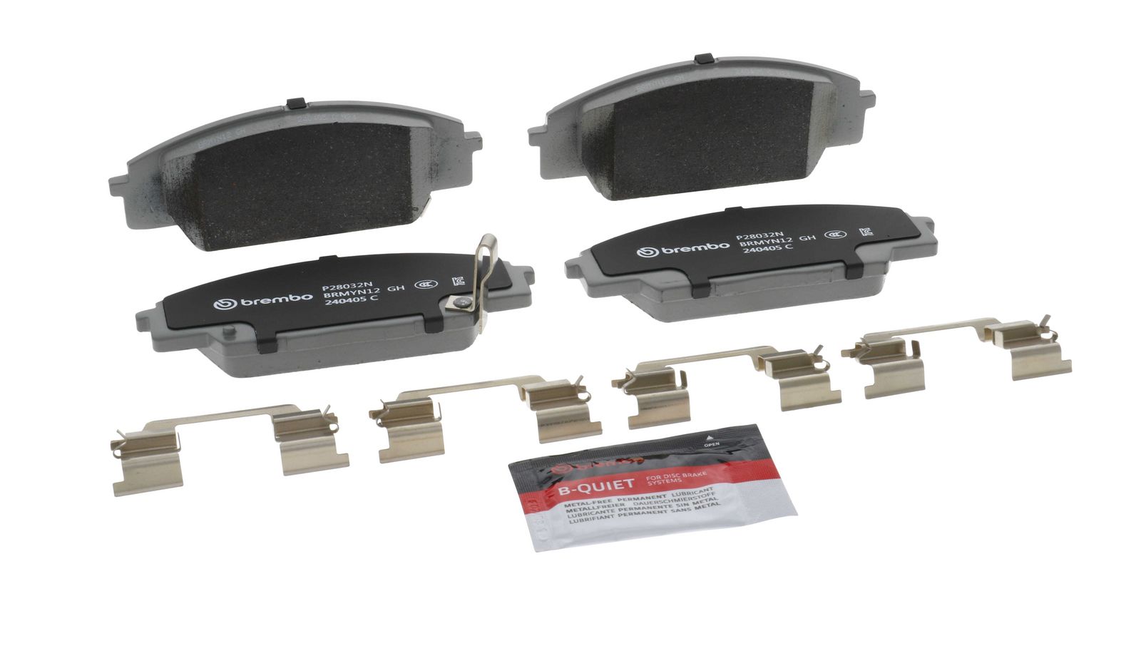 PRIME Ceramic Front Disc Brake Pad Set - P28032N_25
