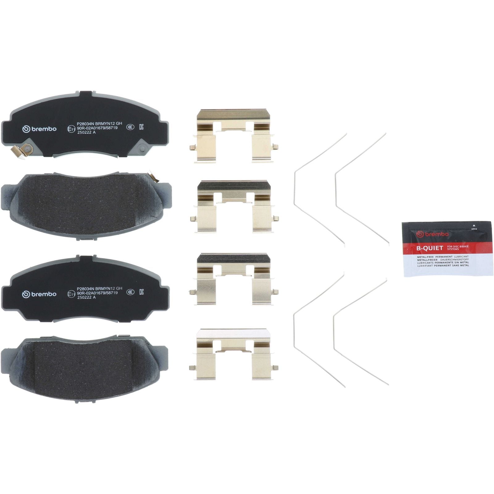 PRIME Ceramic Front Disc Brake Pad Set - P28034N_30