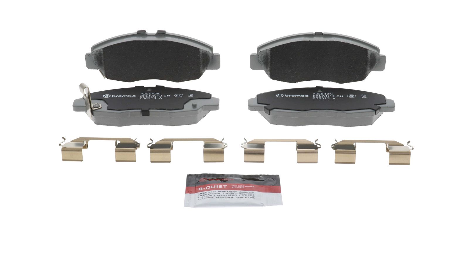 PRIME Ceramic Front Disc Brake Pad Set - P28042N_02