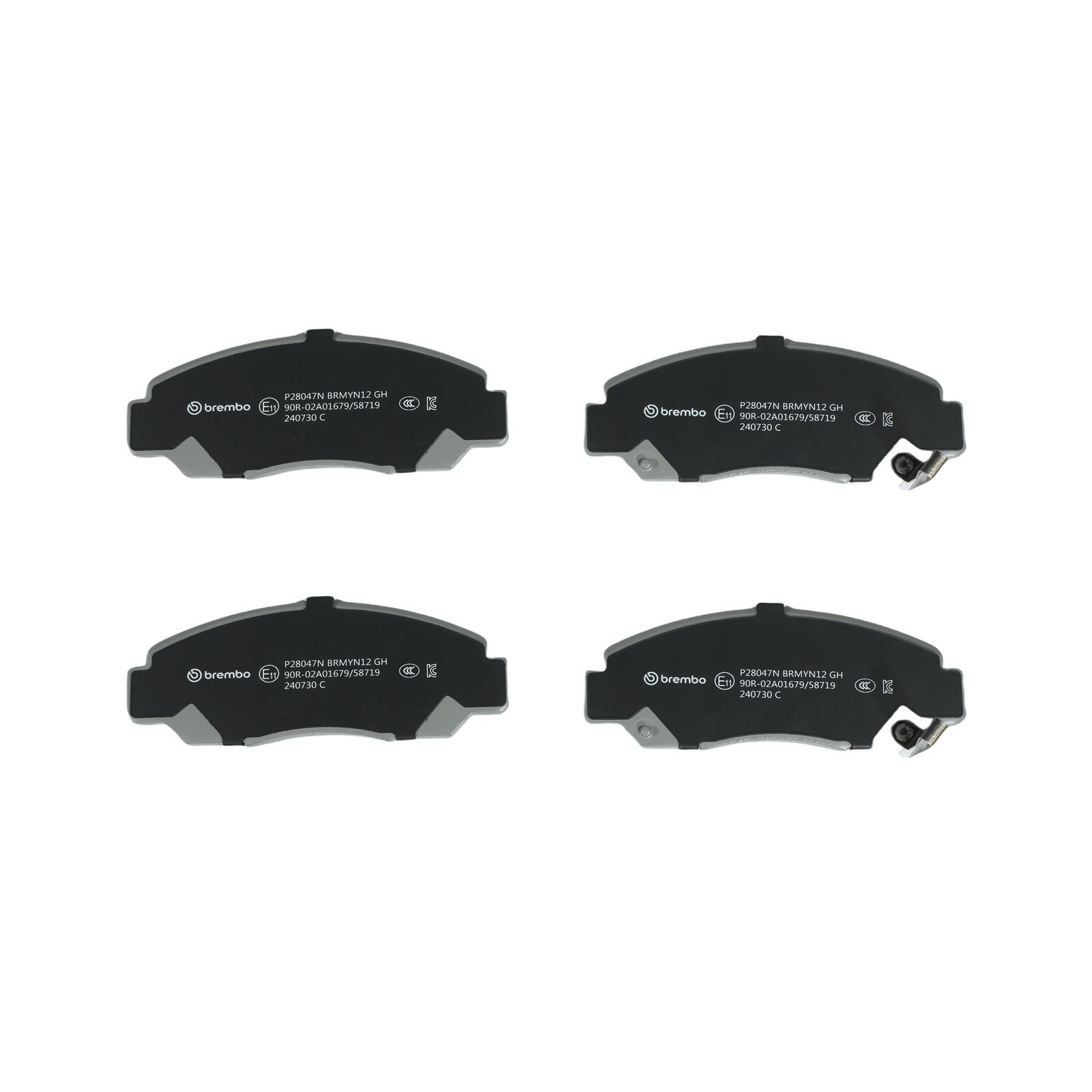 PRIME Ceramic Front Disc Brake Pad Set - P28047N_01