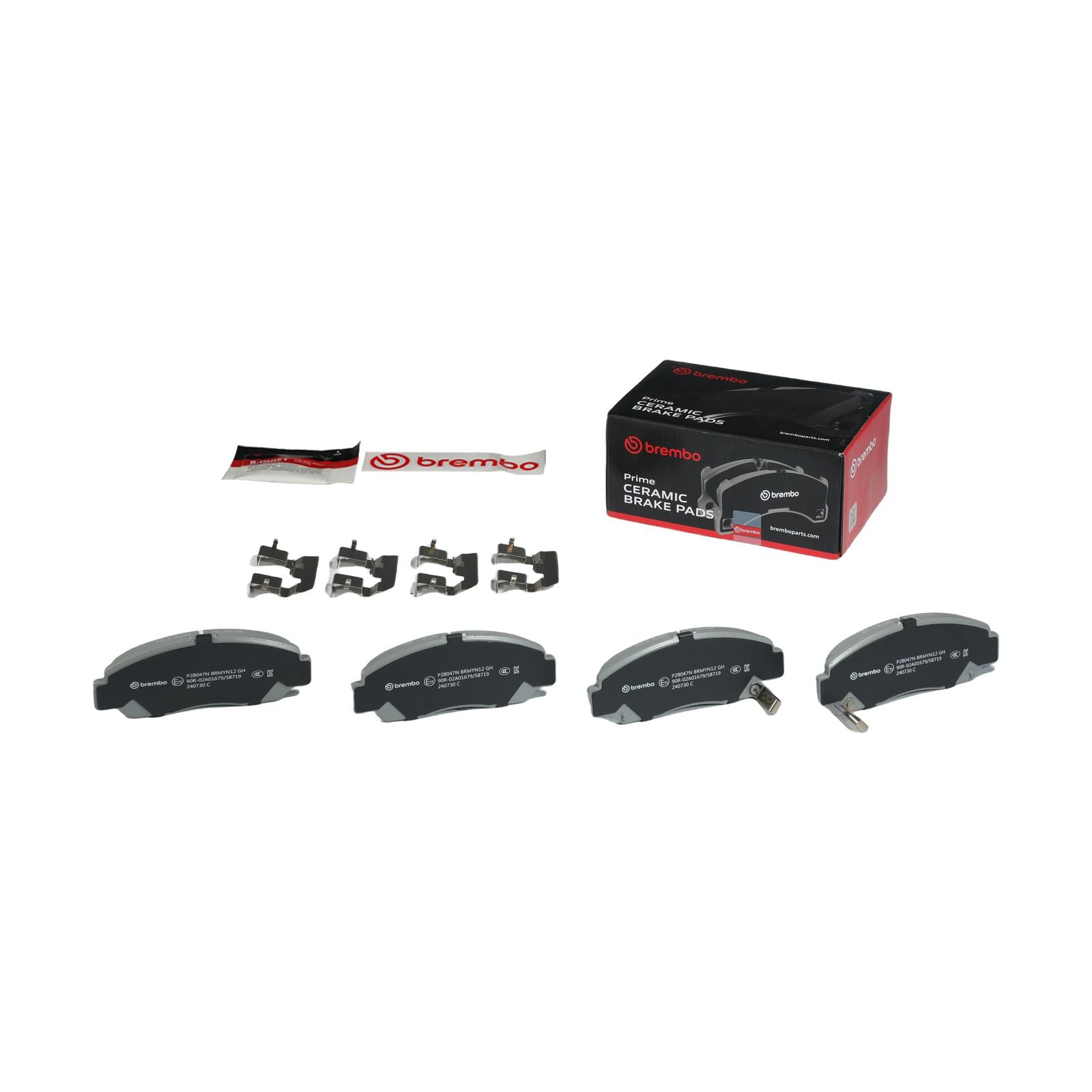 PRIME Ceramic Front Disc Brake Pad Set - P28047N_04