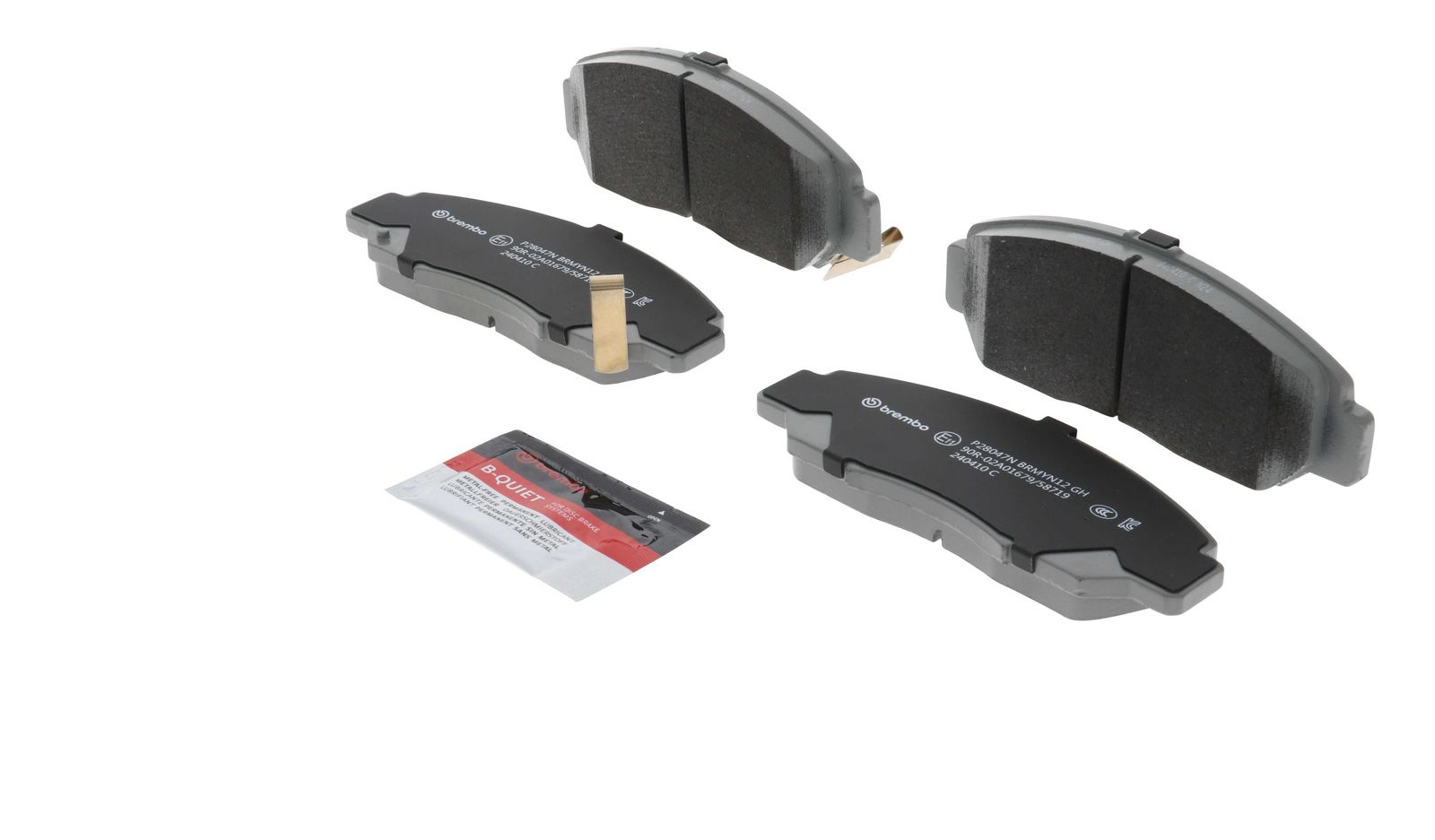 PRIME Ceramic Front Disc Brake Pad Set - P28047N_09