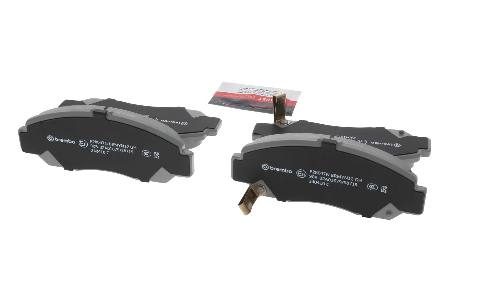 PRIME Ceramic Front Disc Brake Pad Set - P28047N_19