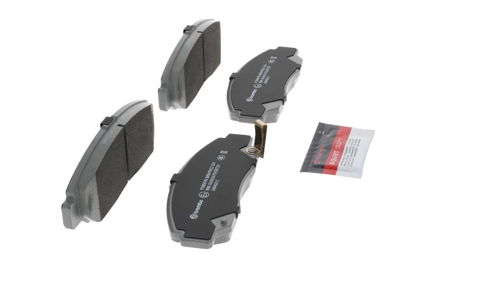PRIME Ceramic Front Disc Brake Pad Set - P28047N_25