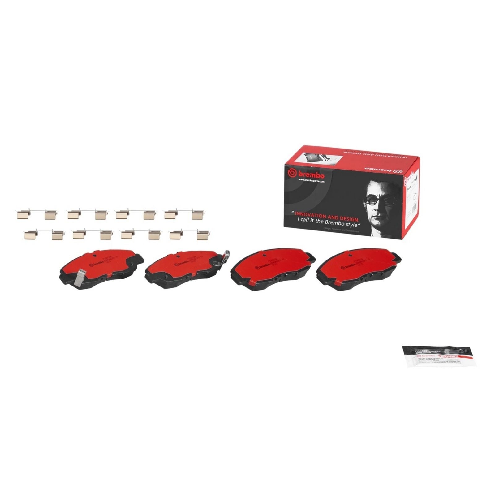 PRIME Ceramic Front Disc Brake Pad Set - P28052N_02