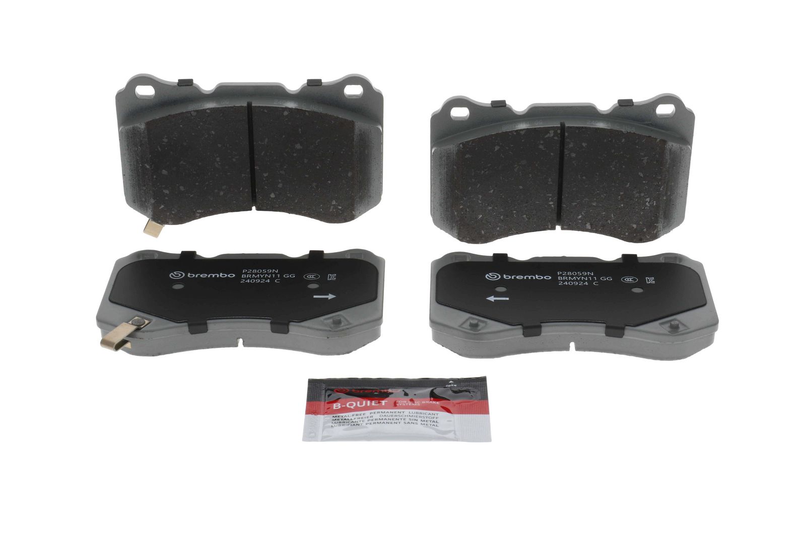PRIME Ceramic Front Disc Brake Pad Set - P28059N_02