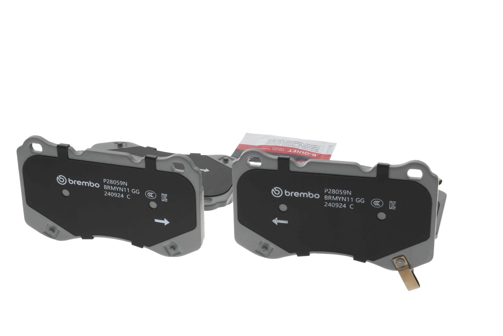 PRIME Ceramic Front Disc Brake Pad Set - P28059N_15