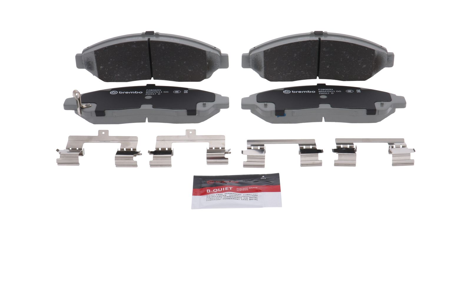 PRIME Ceramic Front Disc Brake Pad Set - P28060N_06